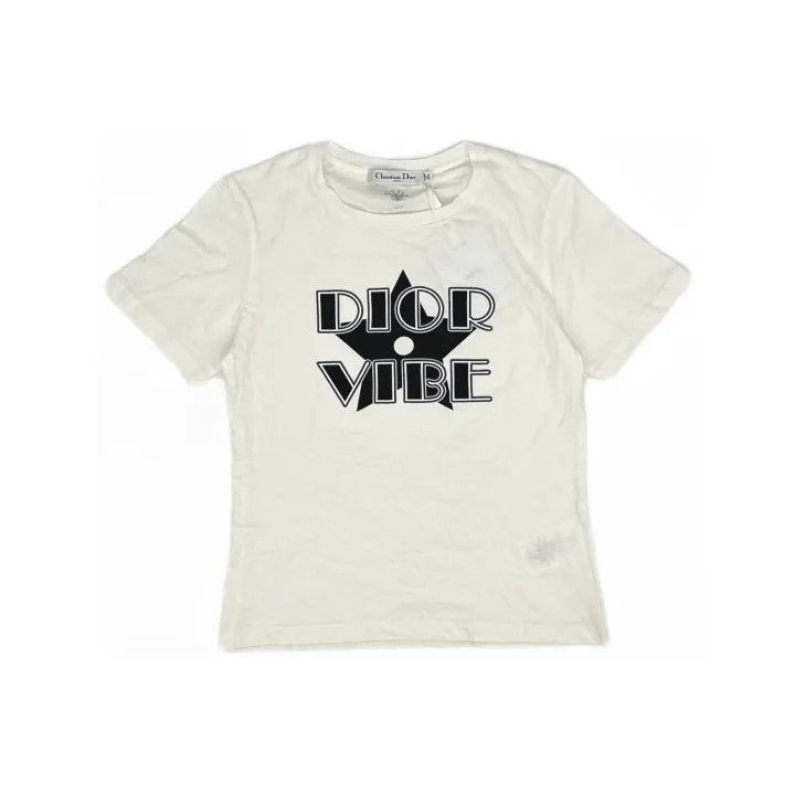 Dior Dior Vibe White Short Sleeve T-shirt 0079-2507 Size XS / US 0-2 / IT 36-38 - 2 Thumbnail