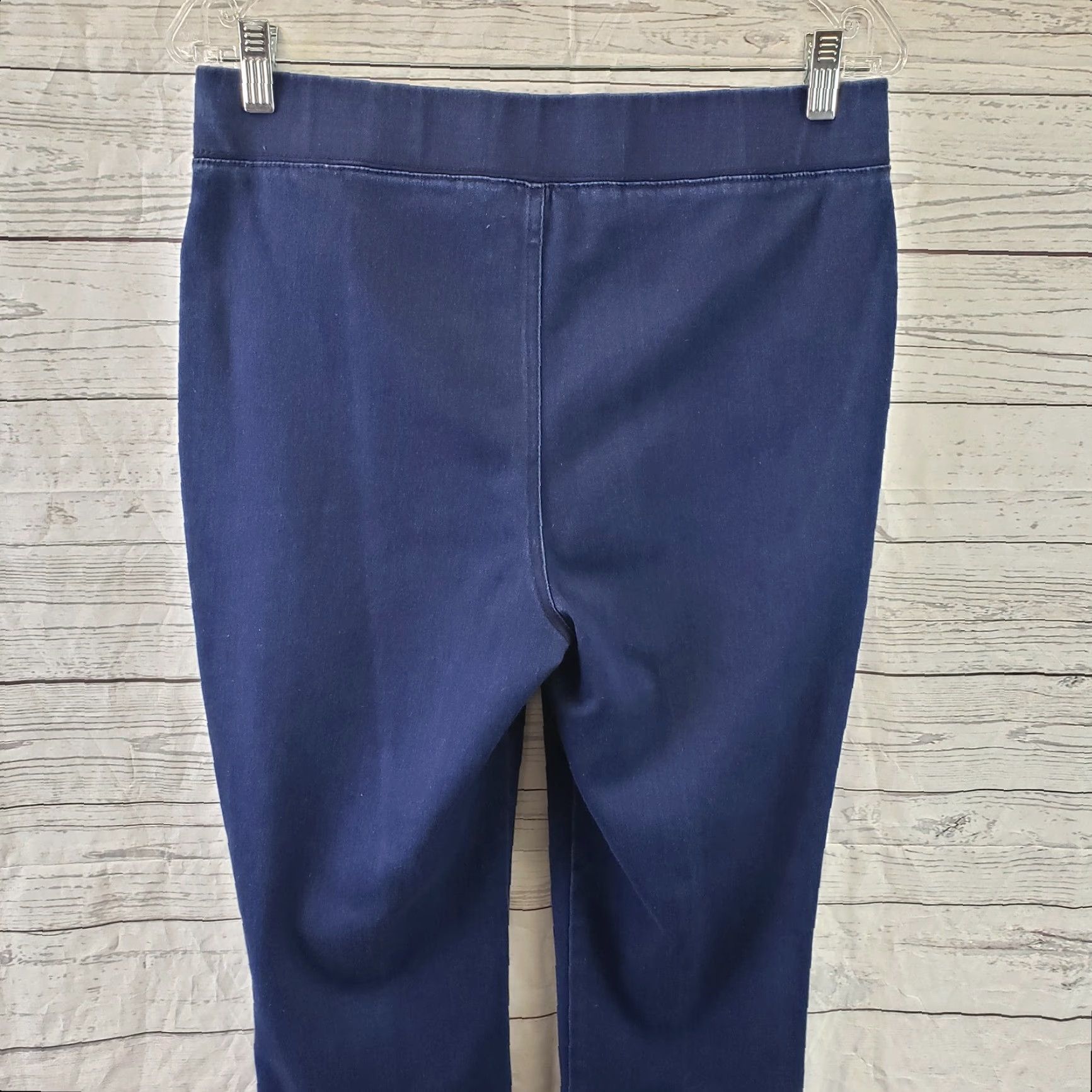 Vintage LOGO Lori Goldstein Womens Pull On Skinny Jeans Sz 8 Blue High Rise Jeans Size 30" / US 8 / IT 44 - 4 Thumbnail