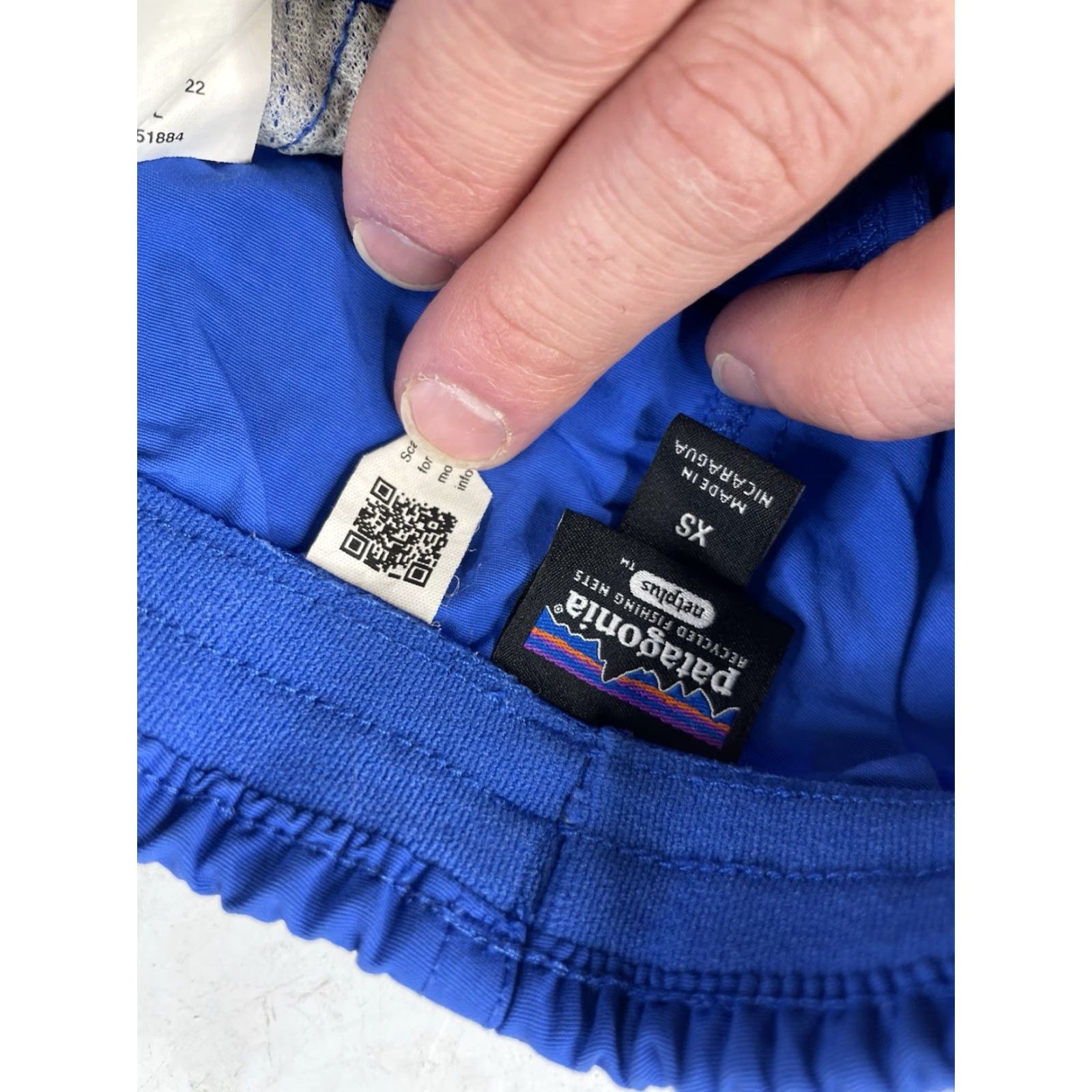 Patagonia Patagonia Baggies Shorts Womens XS Blue 57059 Nylon Outdoor Hiking 5" Inseam Size 26" / US 2 / IT 38 - 5 Thumbnail