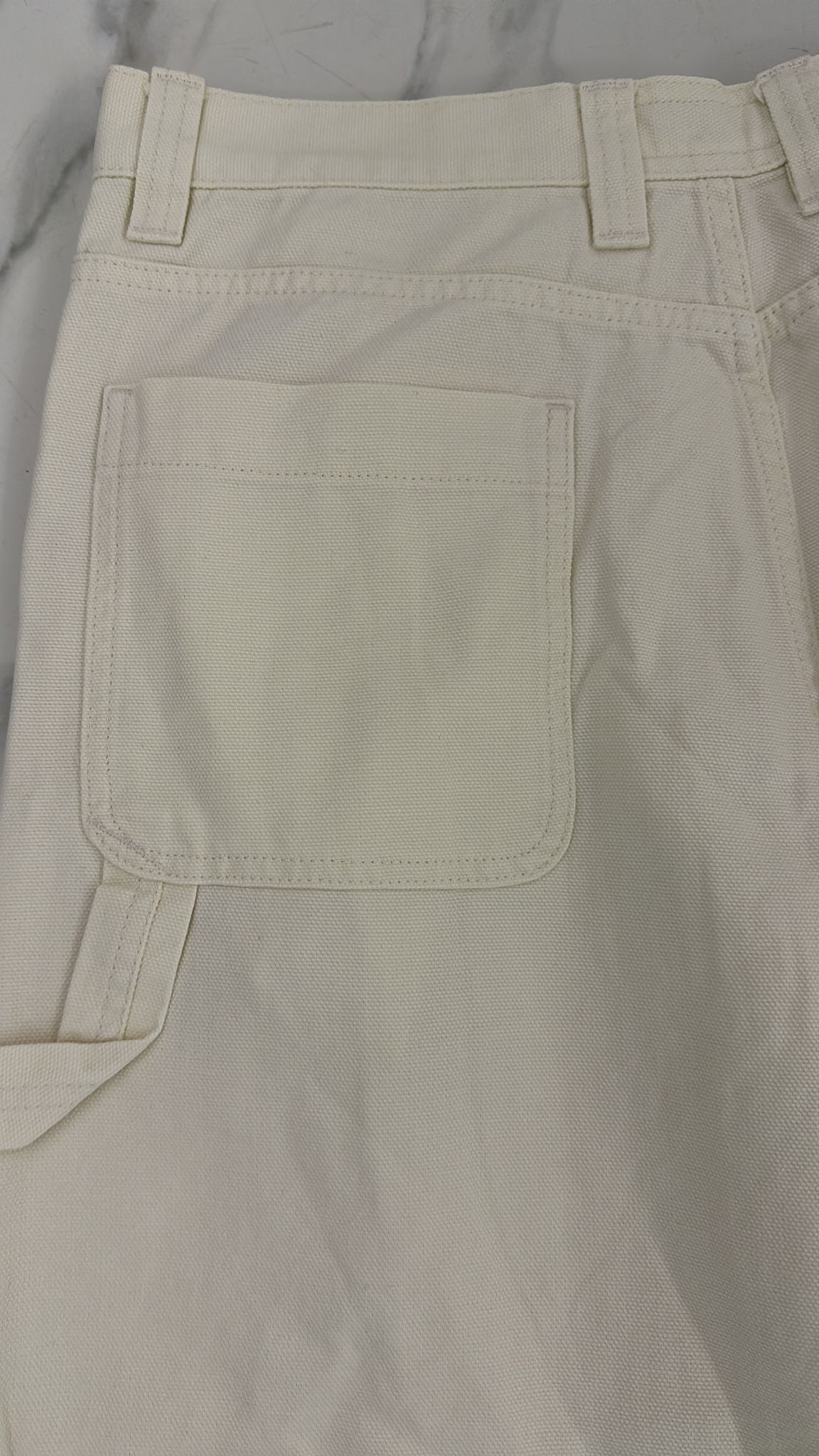 Stussy × Vintage Stussy Double Knee Work Pant in Bone Size US 32 / EU 48 - 4 Thumbnail