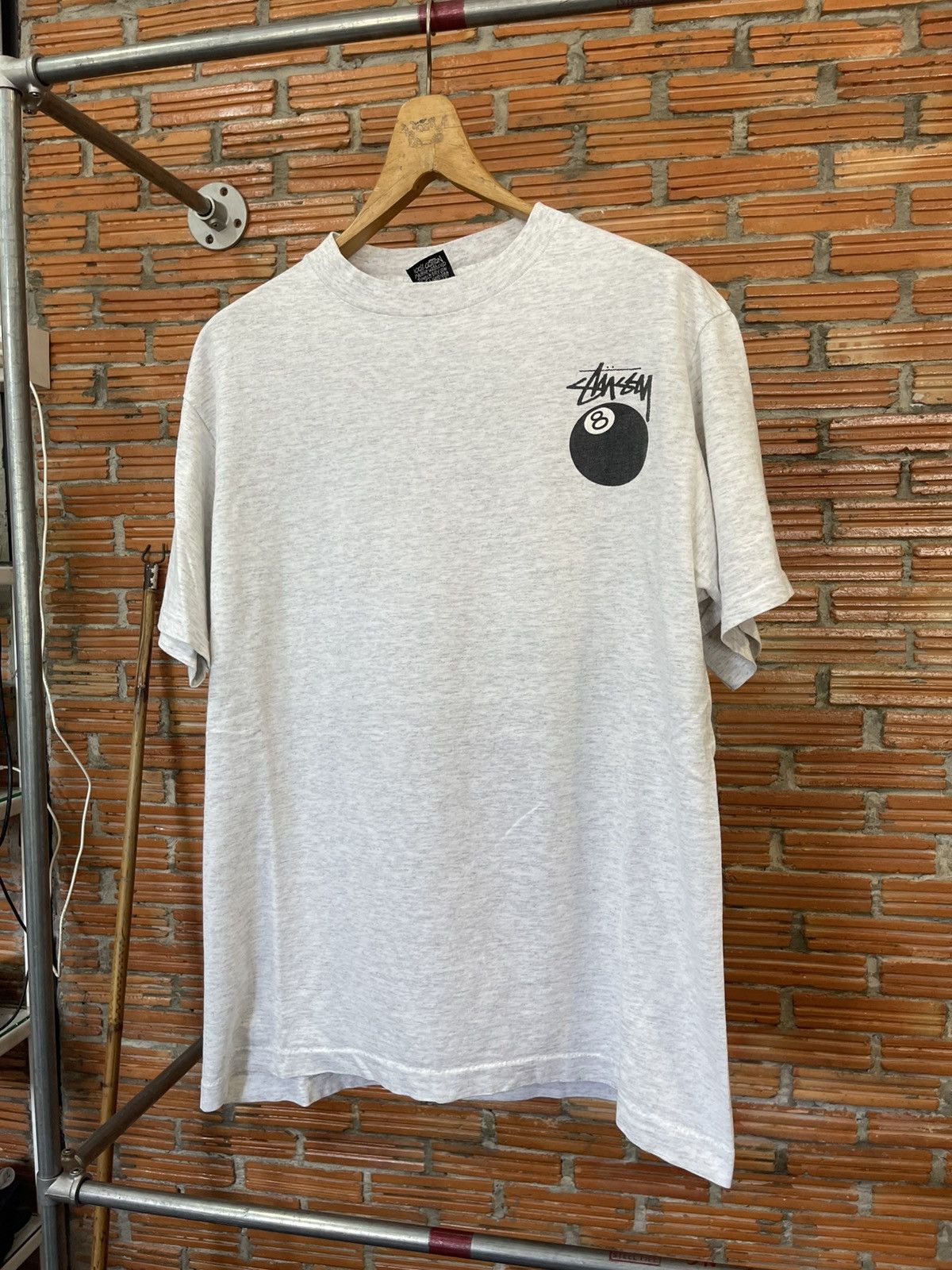 Stussy Vintage Stussy 80s Eightball T shirt L Size US L / EU 52-54 / 3 - 1 Thumbnail