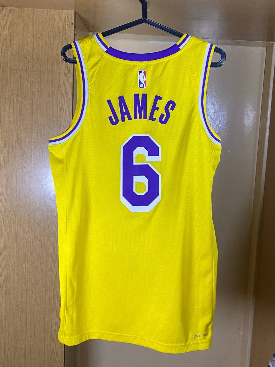 NBA × Nike 🏀 Los Angeles Lakers Jersey – Yellow / Purple Accents (#6) Size US M / EU 48-50 / 2 - 2 Thumbnail