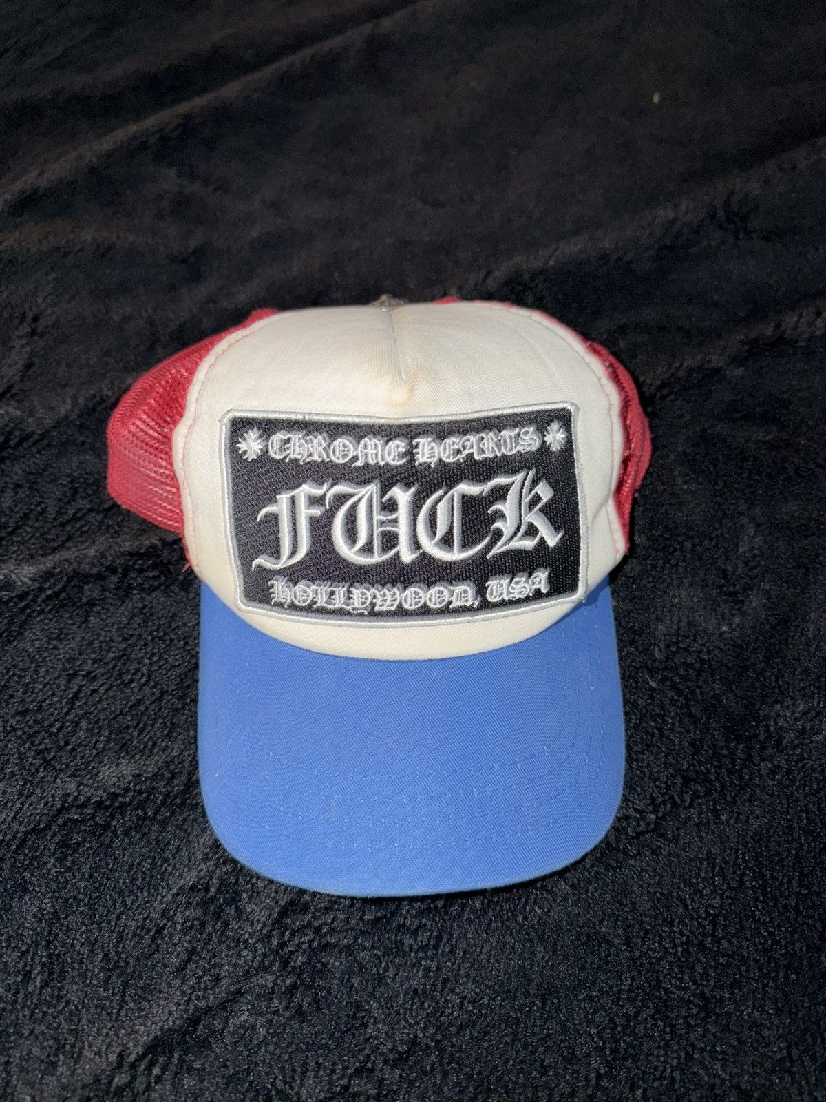 Chrome Hearts “FUCK” Trucker Hat Snapback