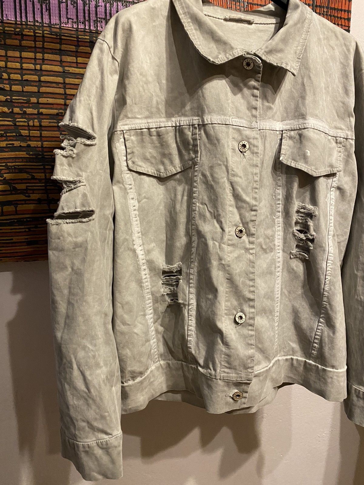 Japanese Brand vintage light jacket washed distressed Japanese style design Size US M / EU 48-50 / 2 - 2 Thumbnail