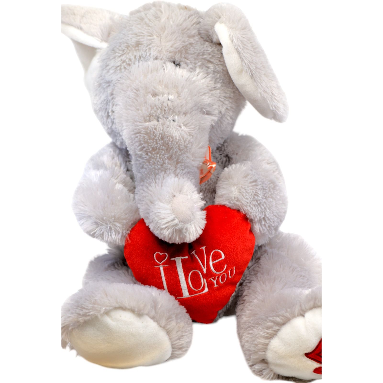 Other I Love You 2009 Valentines Elephant 15" Stuffed Animal Size ONE SIZE - 1 Thumbnail