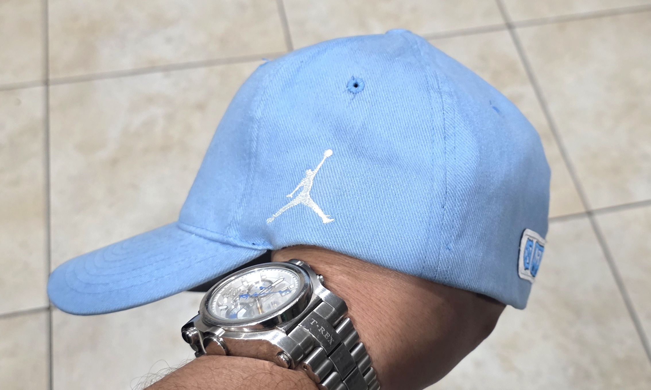 Jordan Brand Jordan Brand Vintage UNC Fitted Hat NCAA Basketball Cap Size ONE SIZE - 3 Thumbnail