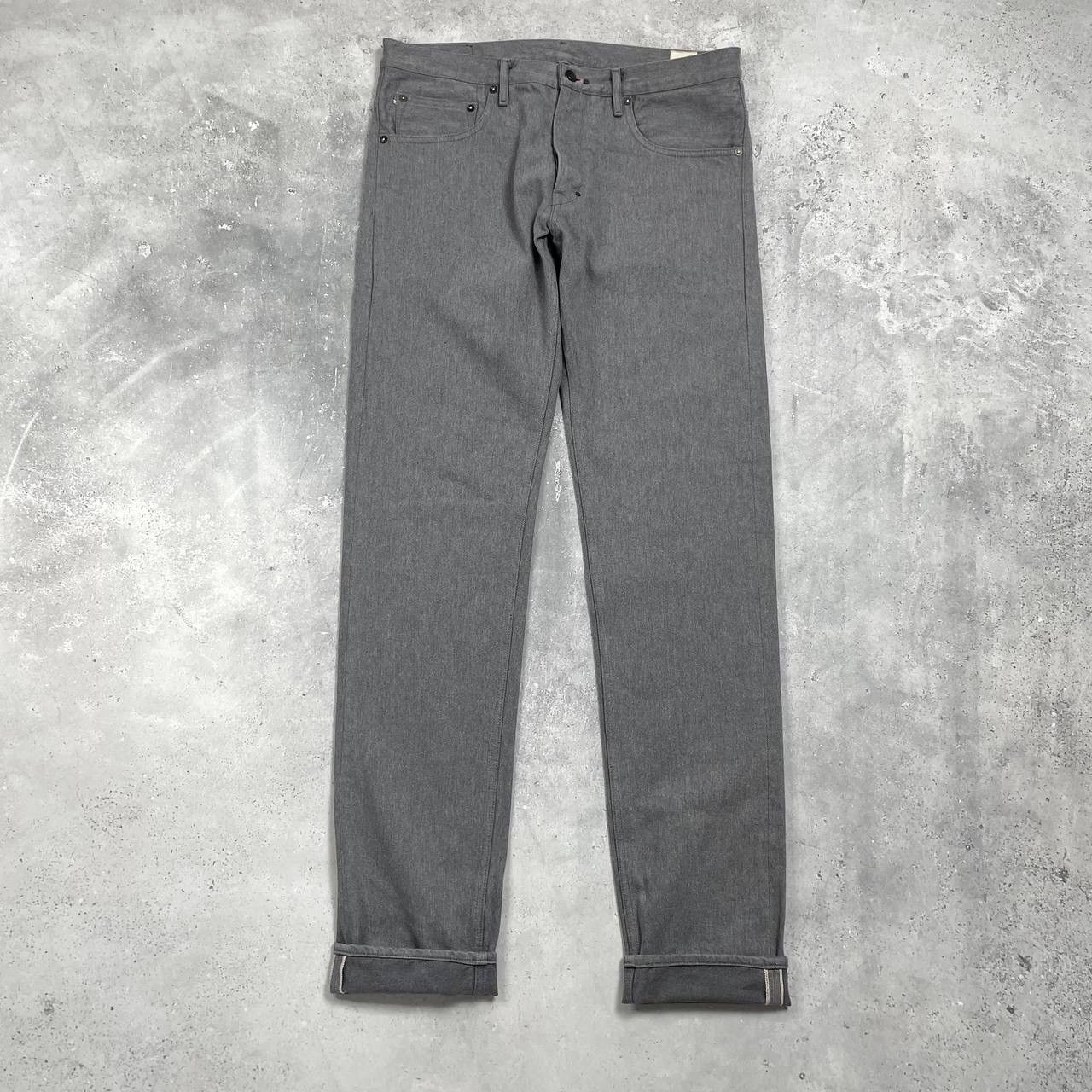 Other IMJIT 35020 Selvage Denim Jeans Gray Size W33 L36 Size US 35 - 2 Thumbnail