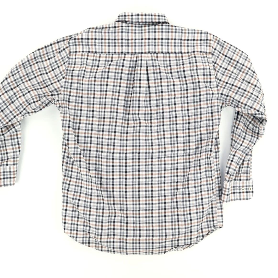 Peter Millar Peter Millar Shirt Gingham Long Sleeve Button Up Mens L Twill Cotton Multi-Colored Worked Relaxed Fit Size US L / EU 52-54 / 3 - 4 Thumbnail