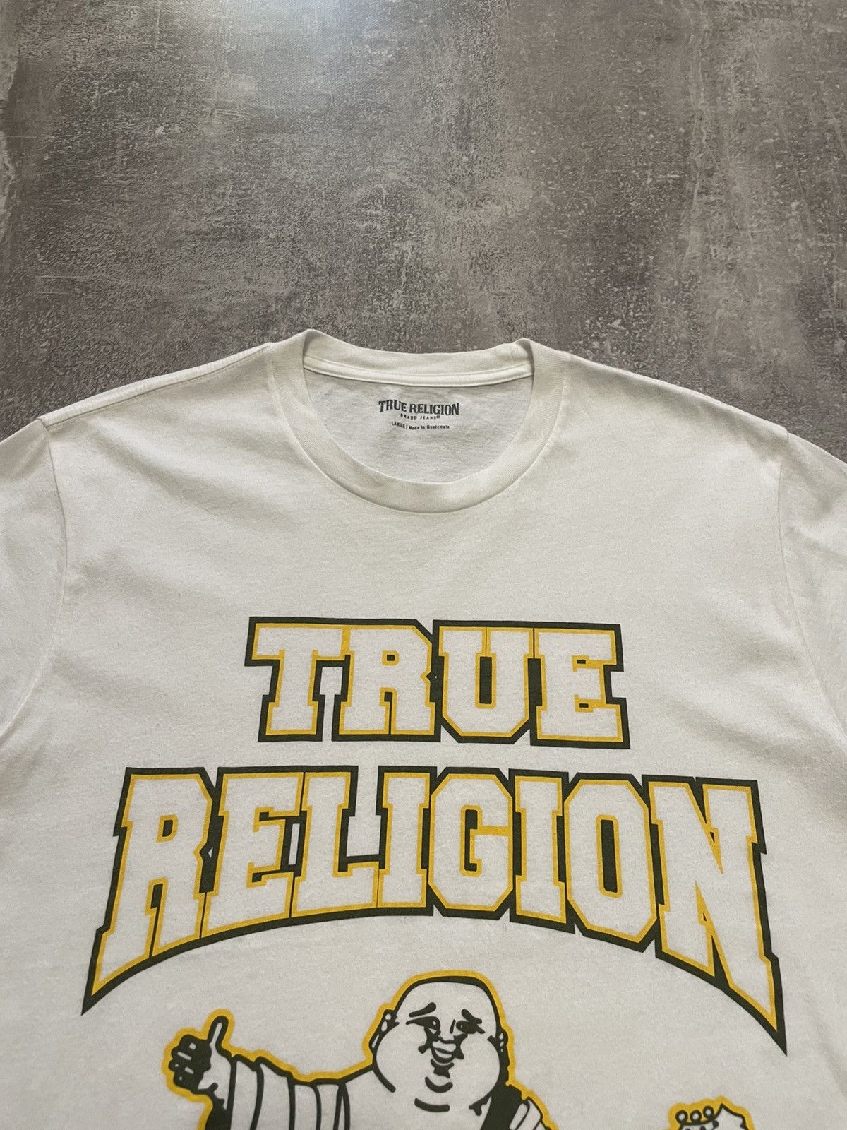 Rap Tees Vintage True Religion Big Logo Buddha Rap T-Shirt Size US L / EU 52-54 / 3 - 2 Thumbnail