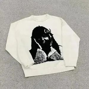Aran Isles Knitwear punk sweater with a demon Size US M / EU 48-50 / 2 - 3 Thumbnail