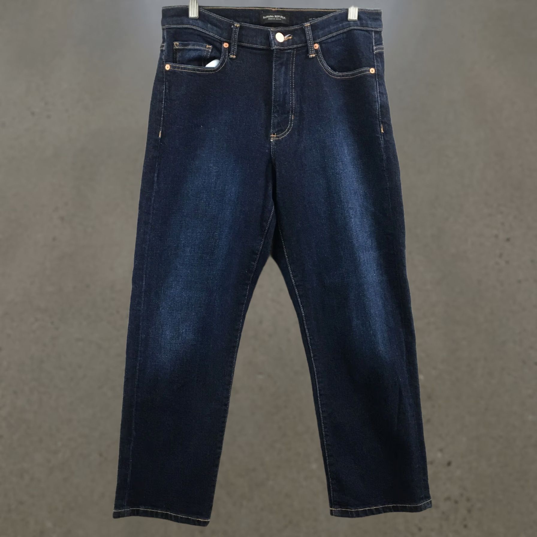 Banana Republic Banana Republic Jeans Womens 28 Blue Denim Mid Rise Straight Leg 5-Pocket Regular Inseam 26" Jeans Mens Womens Boys Girls Size 28" / US 6 / IT 42 - 1 Thumbnail