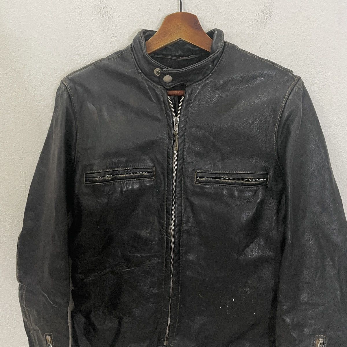 Vintage Vintage Reed Sportswear Leather Jacket Size US S / EU 44-46 / 1 - 4 Thumbnail