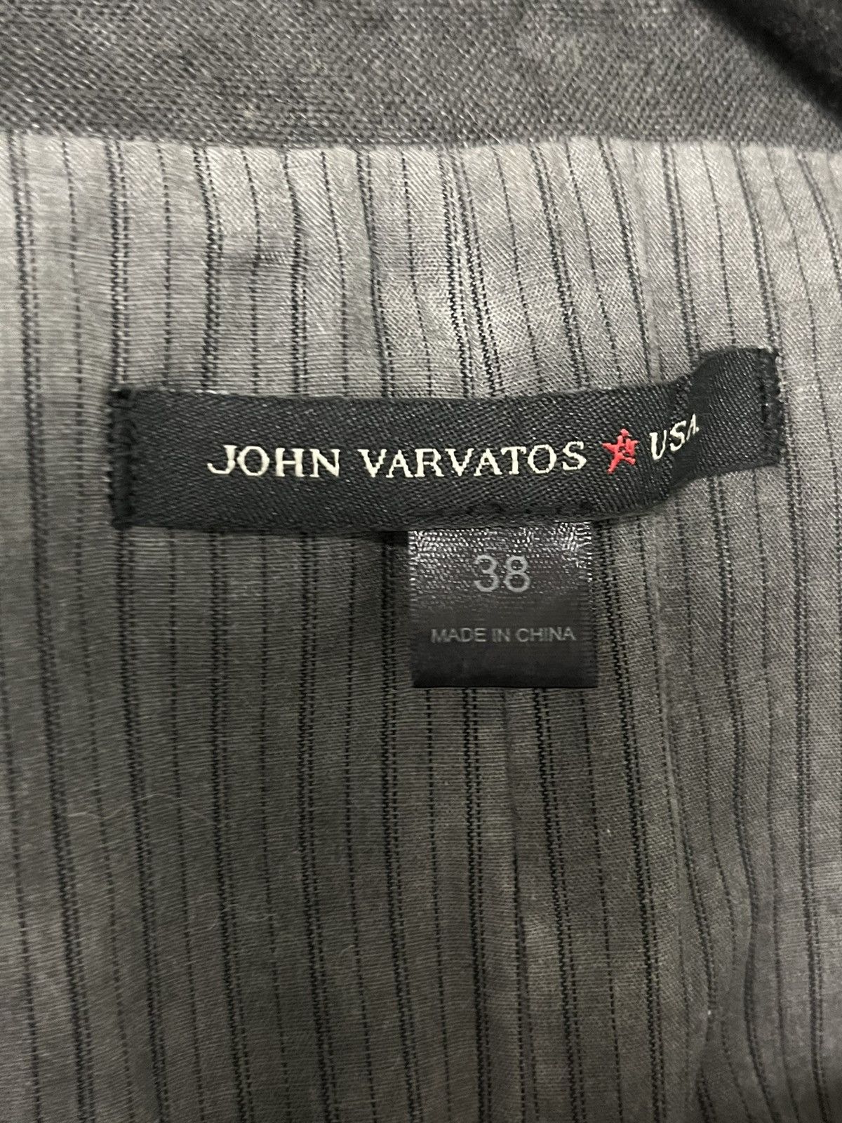 John Varvatos Cold Water Wash Zipper Vest. 38 Size US M / EU 48-50 / 2 - 6 Thumbnail