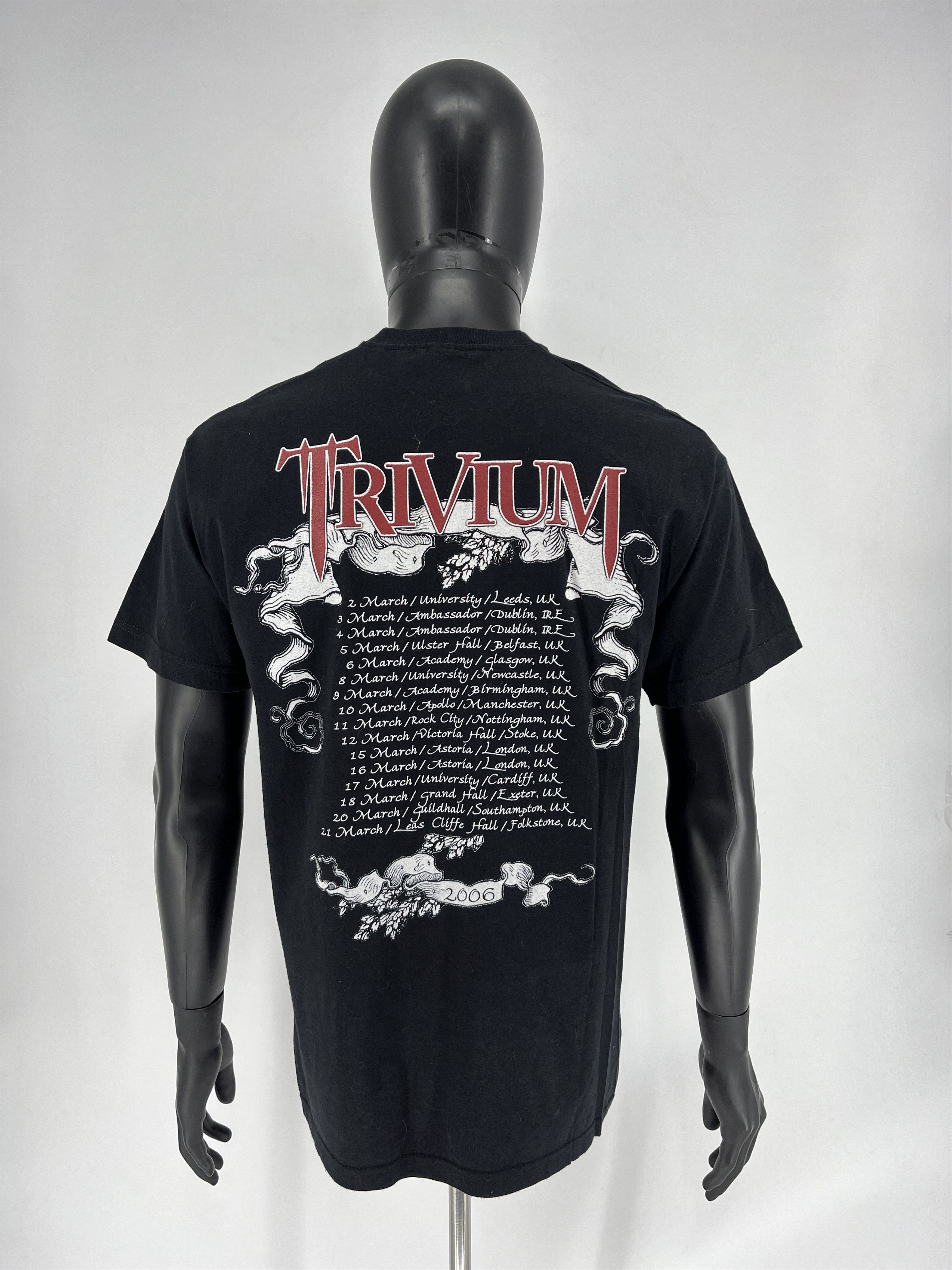 Band Tees Vintage Y2K Triviumn Tour Size M Horror Fece Size US M / EU 48-50 / 2 - 10 Thumbnail