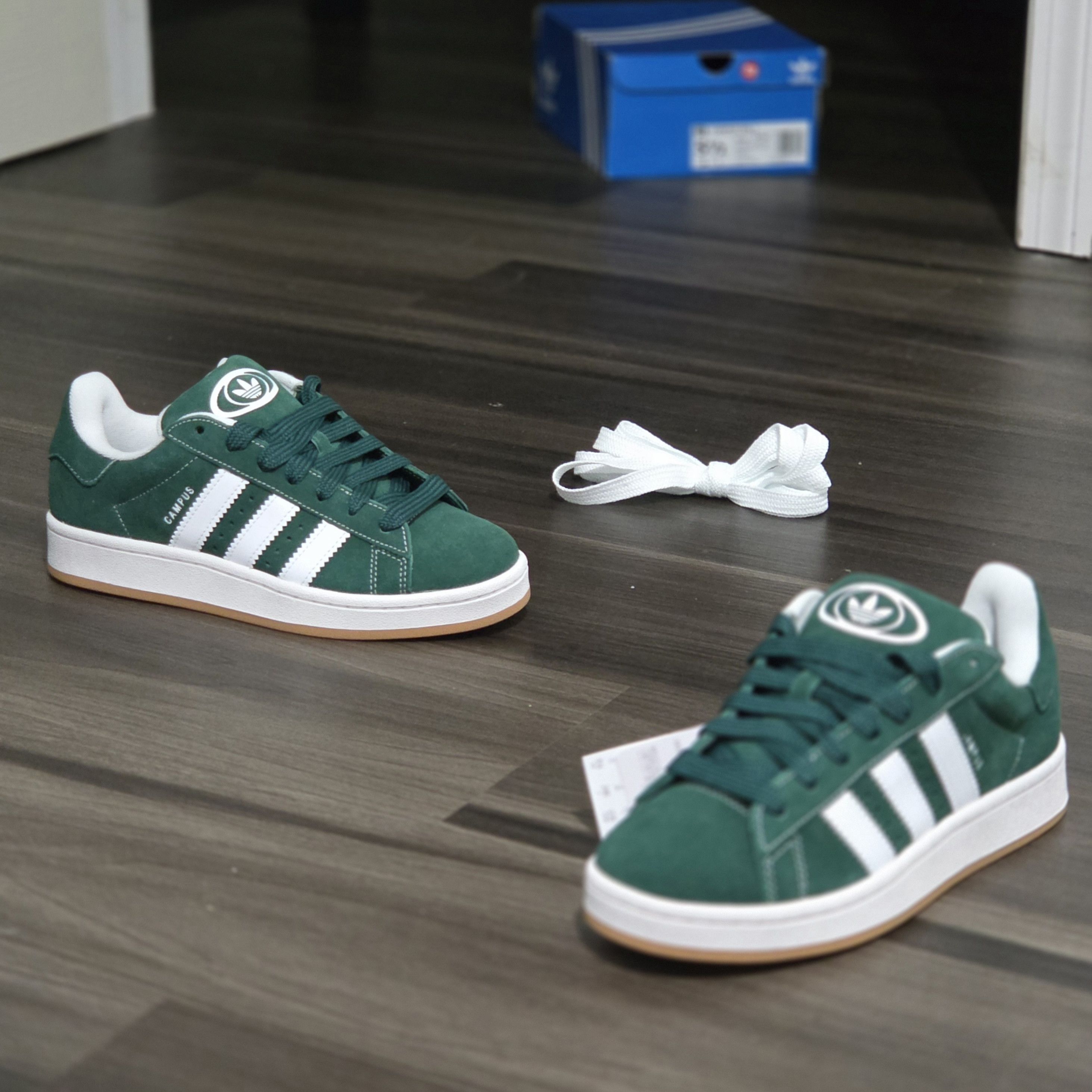 Adidas Adidas Campus 00s J IH7492 Dark Green White ,5.5 men 6.5 wmn Size US 5.5 / EU 38 - 14 Thumbnail