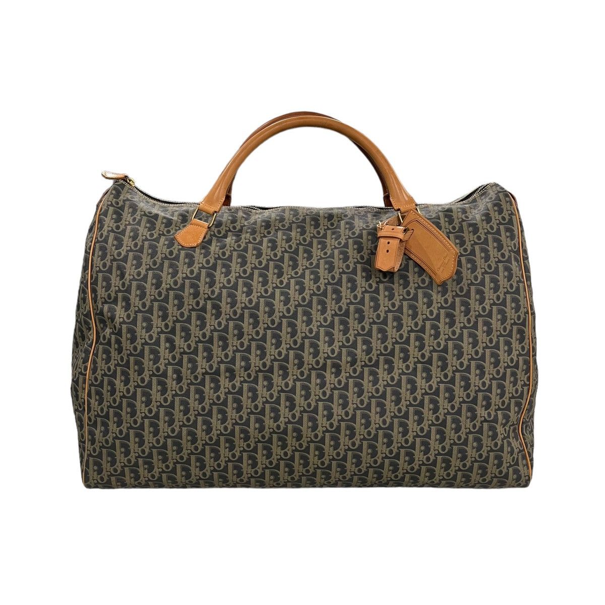 image of Dior Trotter Monogram Duffle Bag in Brown, Men's