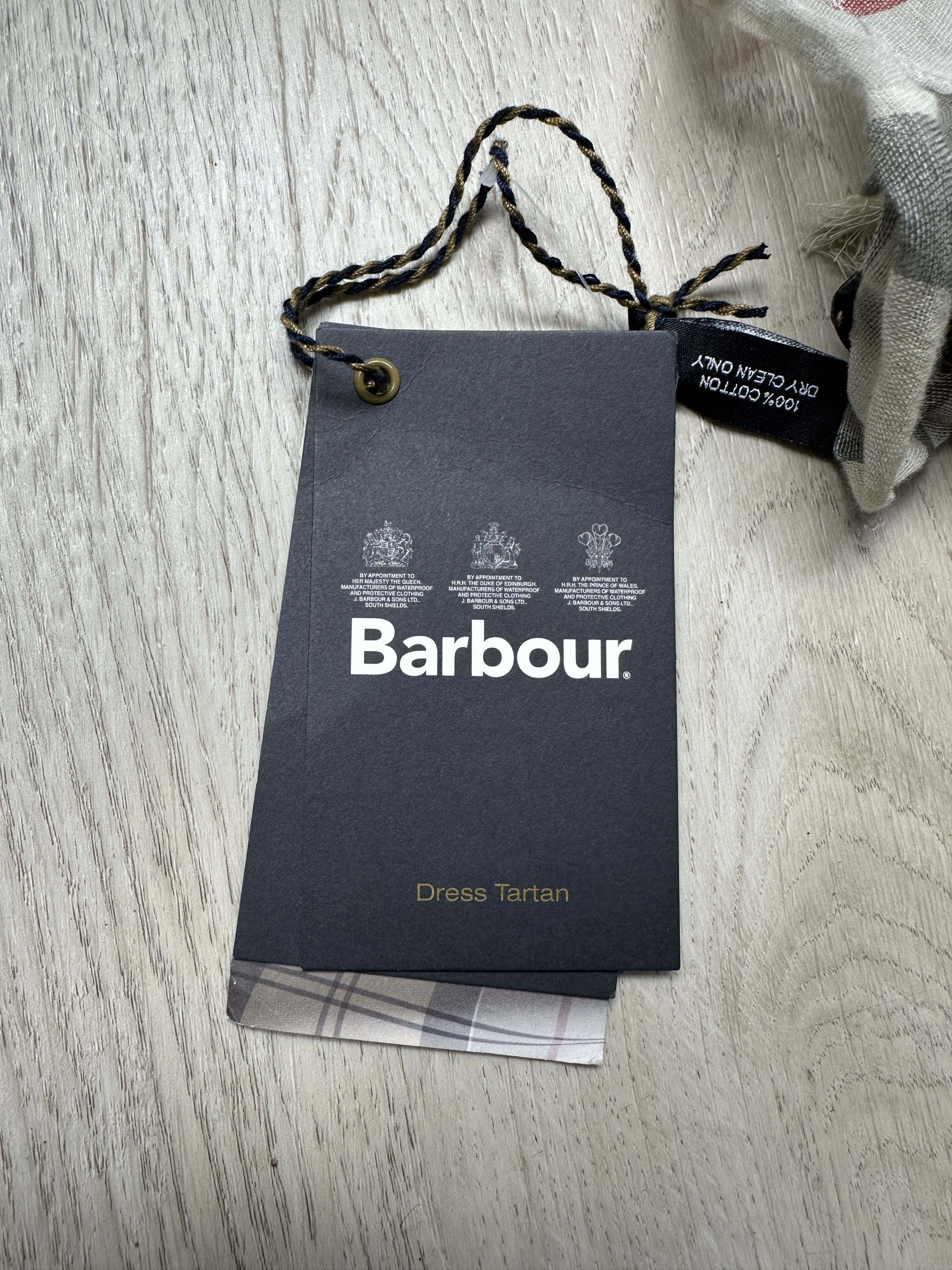 Barbour NEW Barbour Summer Dress Tartan Wrap Scarf Size ONE SIZE - 2 Thumbnail