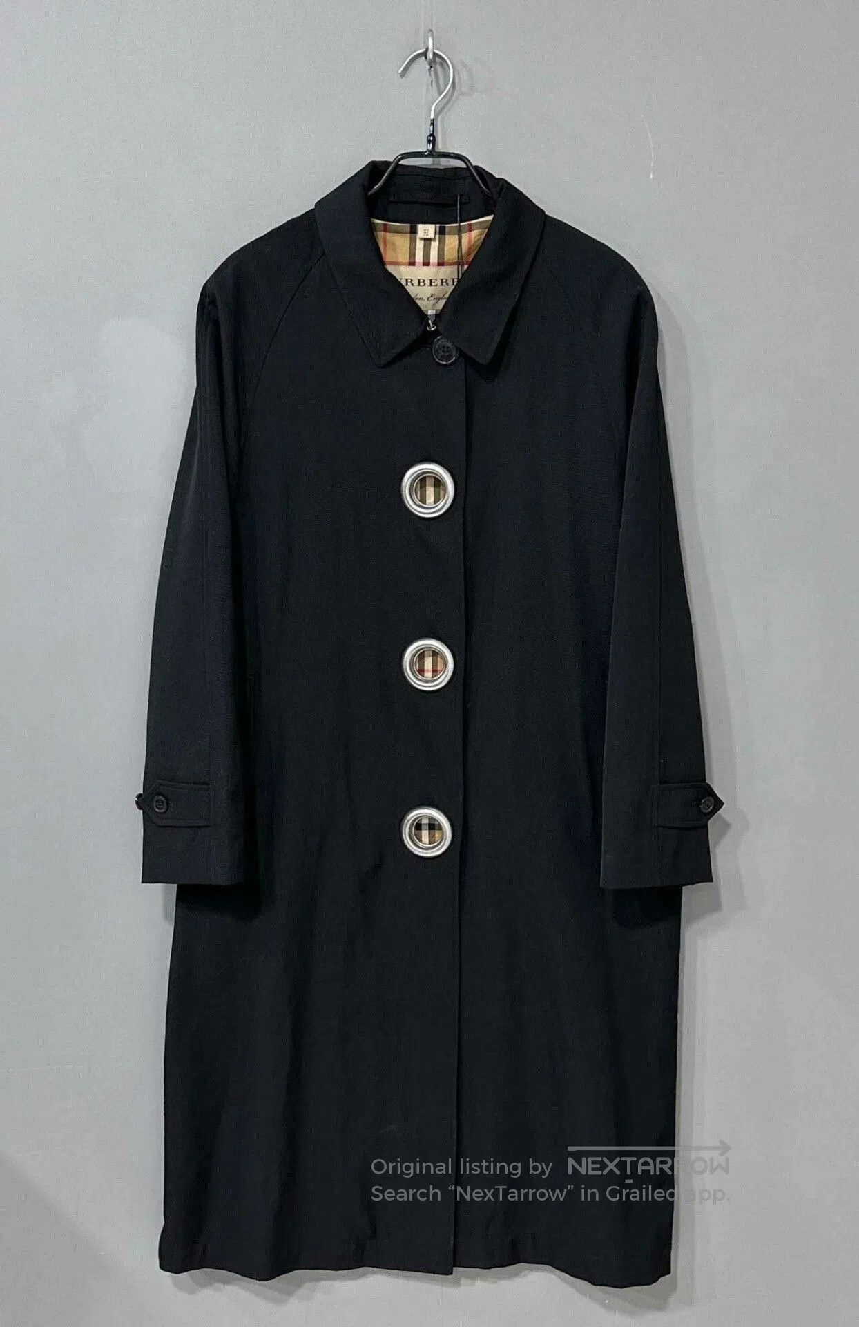 Burberry Burberry Check Long Trench Coat. Size XS / US 0-2 / IT 36-38 - 2 Thumbnail