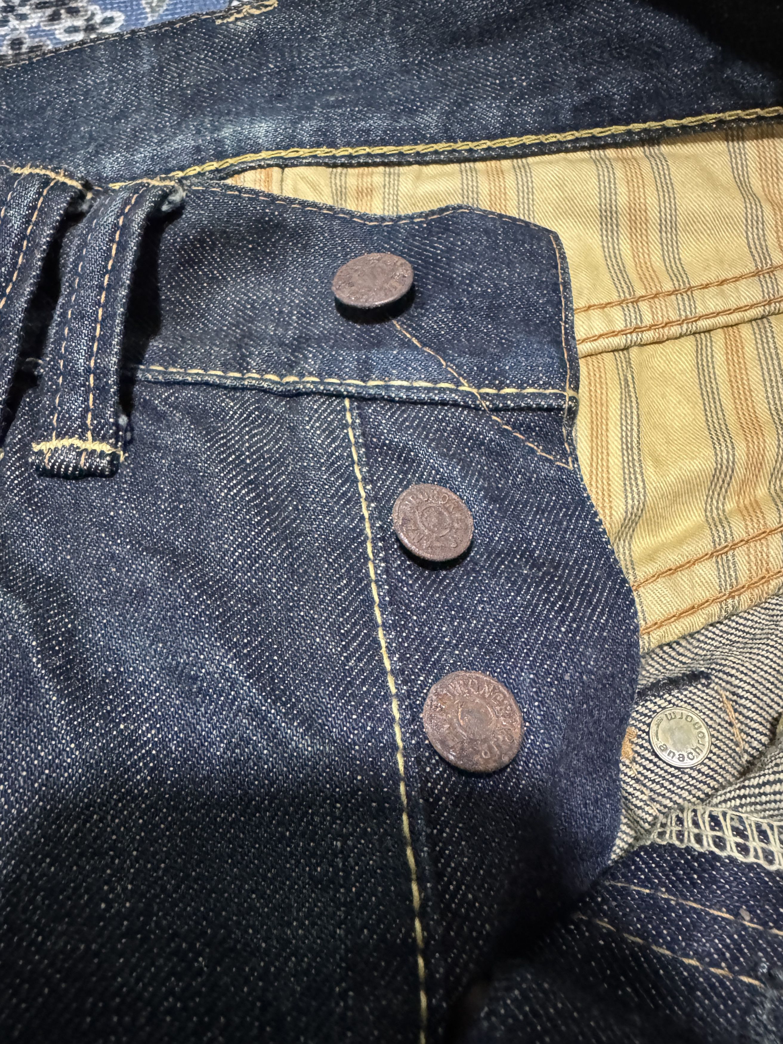 ANACHRONORM × Japanese Brand Anachronorm Rusty The New Vintage Distressed Style Jeans Size US 30 / EU 46 - 10 Thumbnail