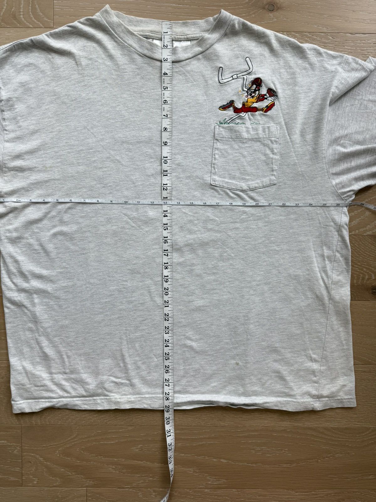 Disney Vintage Goofy Football Disney embroidered pocket shirt Size US XL / EU 56 / 4 - 8 Thumbnail