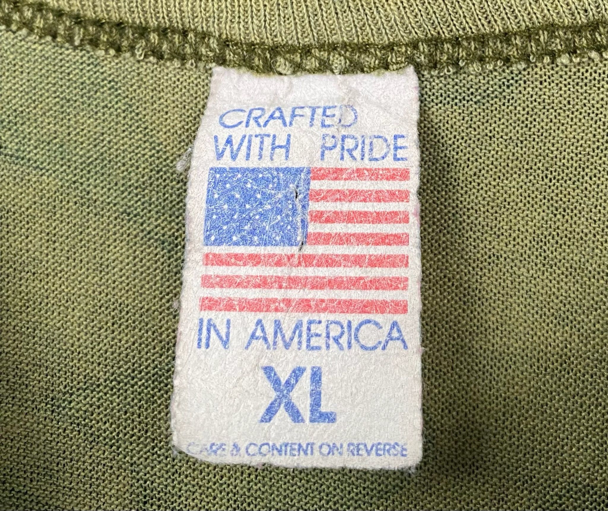 Vintage 80’s Camo Camouflage Single Stitch Pocket T-Shirt Large Size US L / EU 52-54 / 3 - 4 Thumbnail
