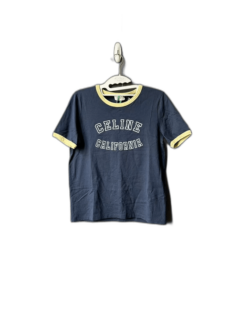 Celine Celine Logo Short Sleeve T-Shirt-yf Size US M / EU 48-50 / 2 - 1 Thumbnail