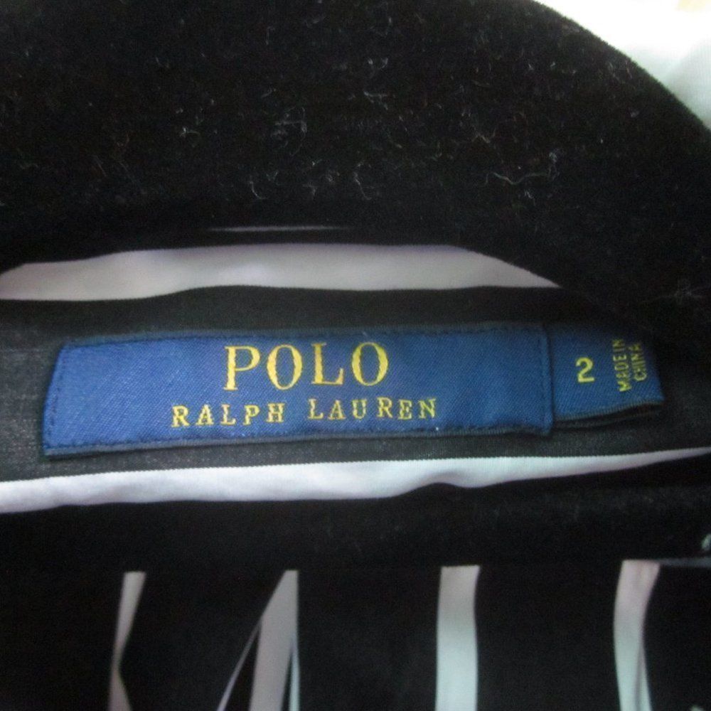 Ralph Lauren Polo Ralph Lauren Womens Cotton Dress Black Stripe Size 2 Size XS / US 0-2 / IT 36-38 - 2 Thumbnail