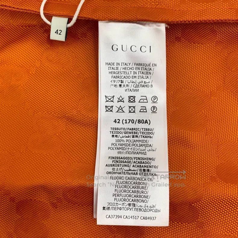 Gucci Gucci Orange logo old flower full print hooded drawstring Size US XS / EU 42 / 0 - 7 Thumbnail