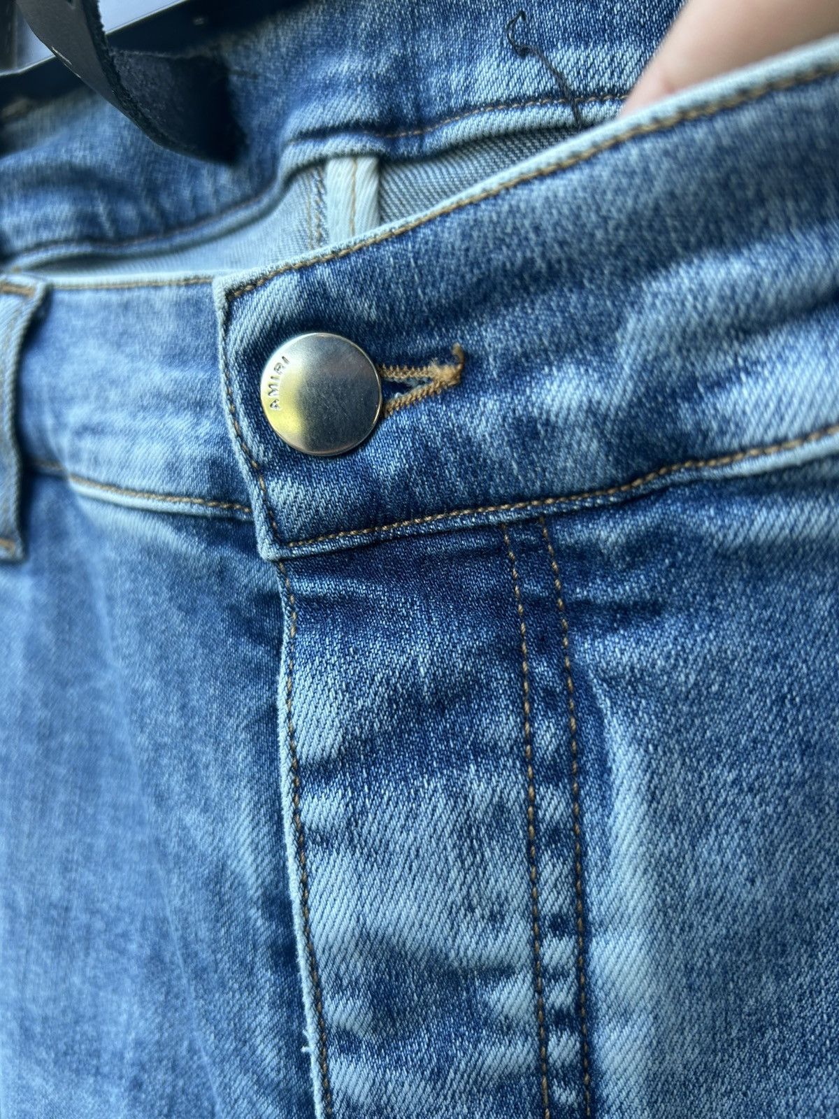 Amiri Amiri logo appliqué jeans Size US 38 / EU 54 - 4 Thumbnail