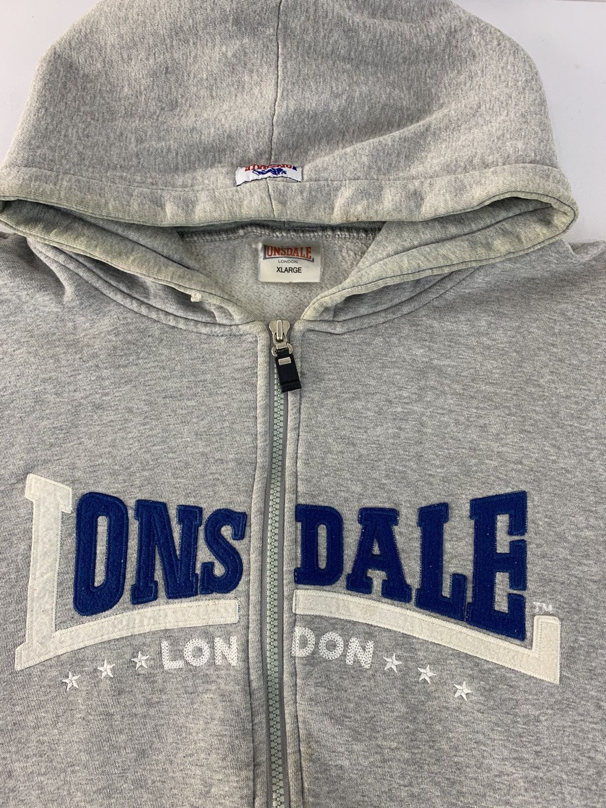 Lonsdale Lonsdale London Zip Up Spell Out Embroidery Logo Design Size US XL / EU 56 / 4 - 3 Thumbnail