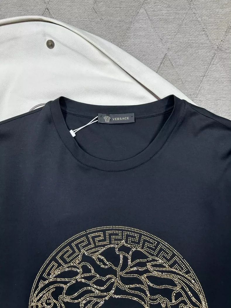 Versace Versace Rhinestone Medusa T-shirt Size US XXL / EU 58 / 5 - 2 Thumbnail