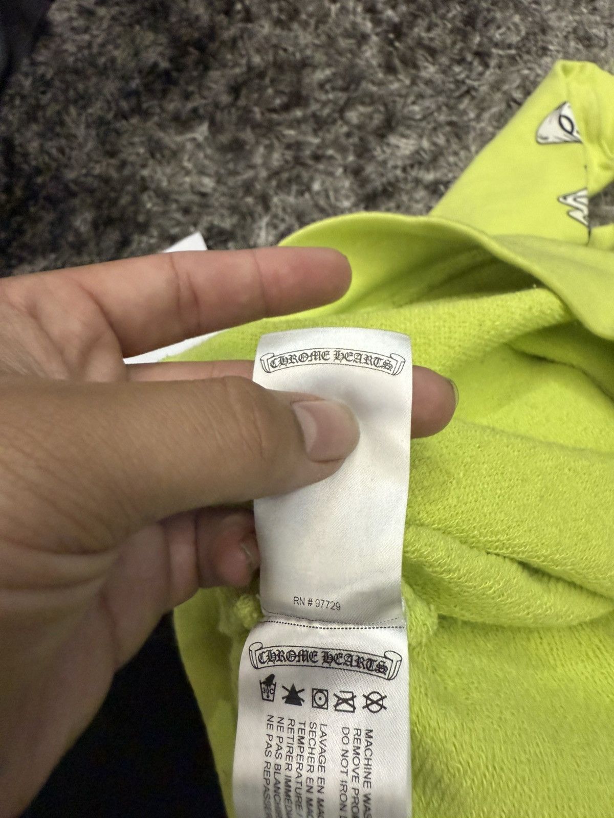 Chrome Hearts Chrome Hearts Matty Boy Link Lime Green Hoodie Size Small Size US S / EU 44-46 / 1 - 17 Thumbnail