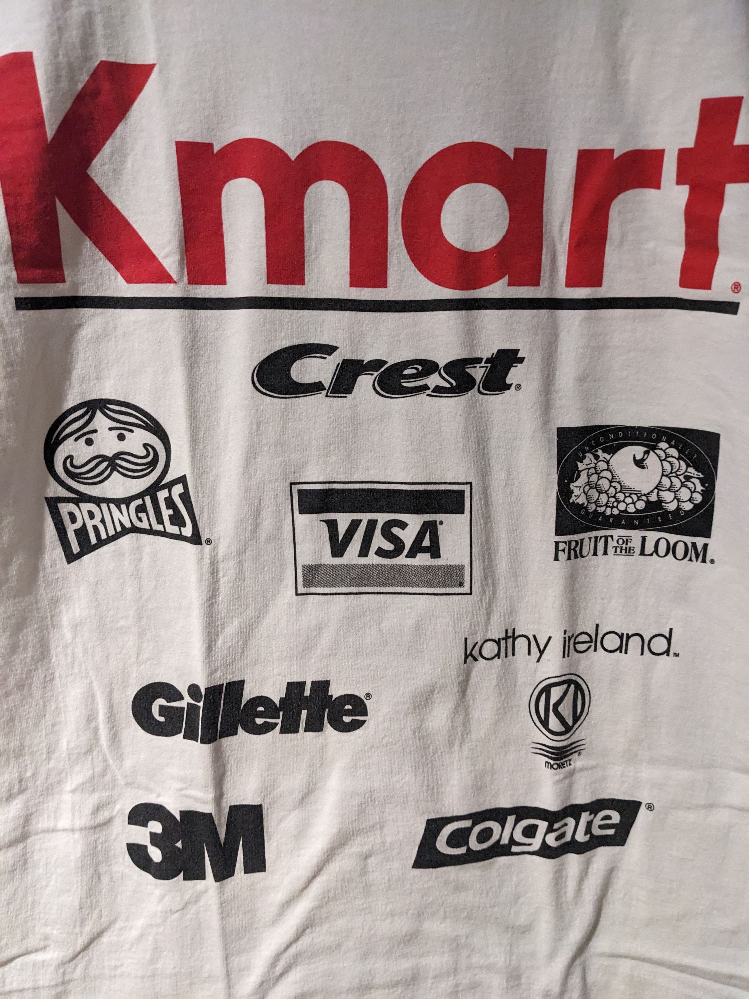 NASCAR Vintage 1996 Kmart Crest Kids Race Against Drugs T-Shirt Size US M / EU 48-50 / 2 - 5 Thumbnail