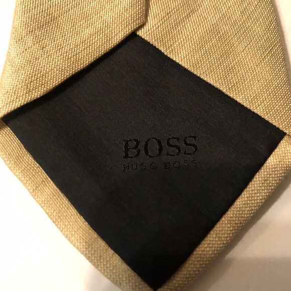 Hugo Boss HUGO BOSS MEN'S NEW 70%LINEN 30%SILK NECK TIE 3" X 60" Size ONE SIZE - 6 Thumbnail