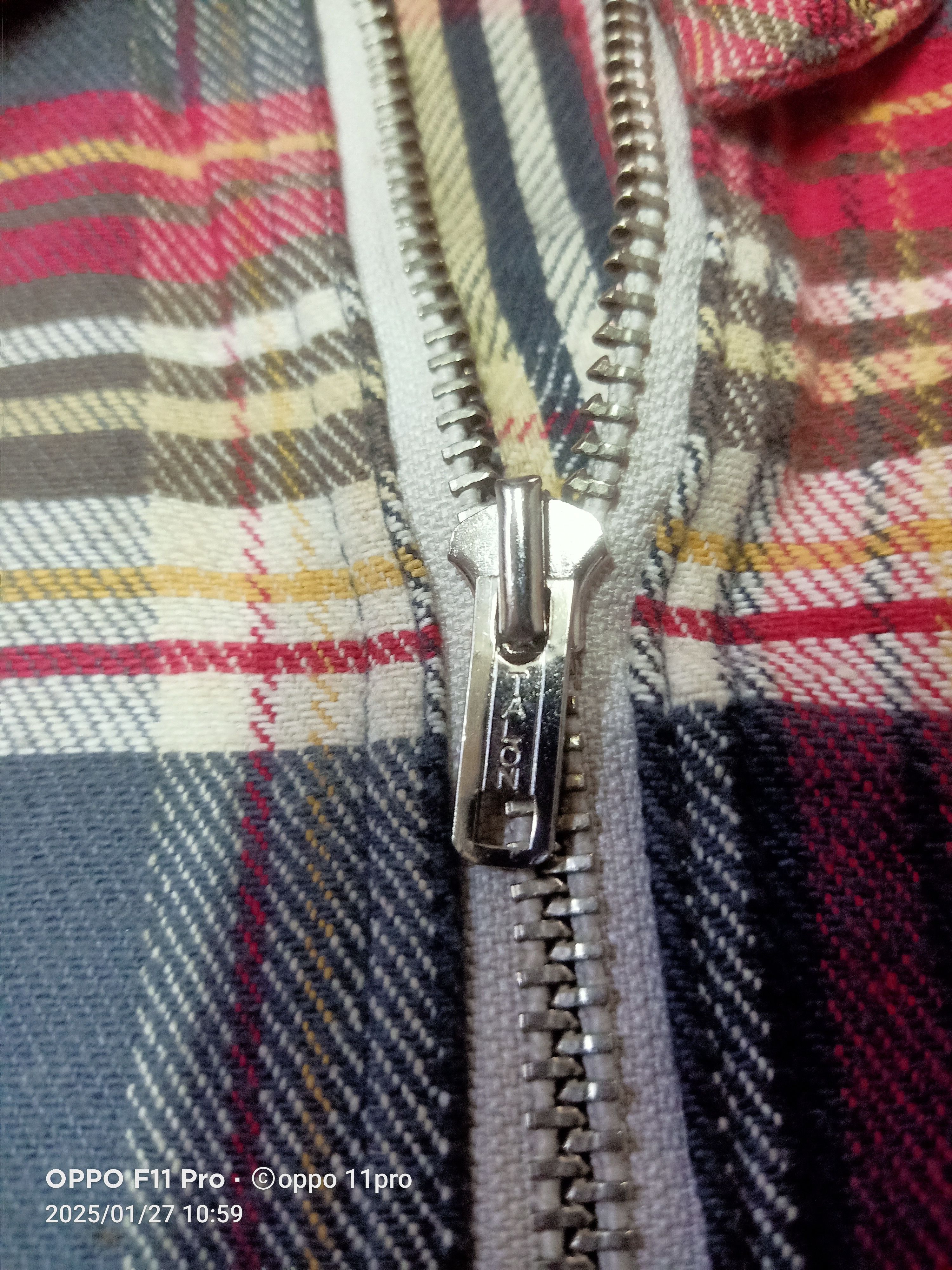 Japanese Brand × Sugar Cane × Vintage SugarCane Vintage Flanel HaflZipper Heavyduty Size US L / EU 52-54 / 3 - 9 Thumbnail