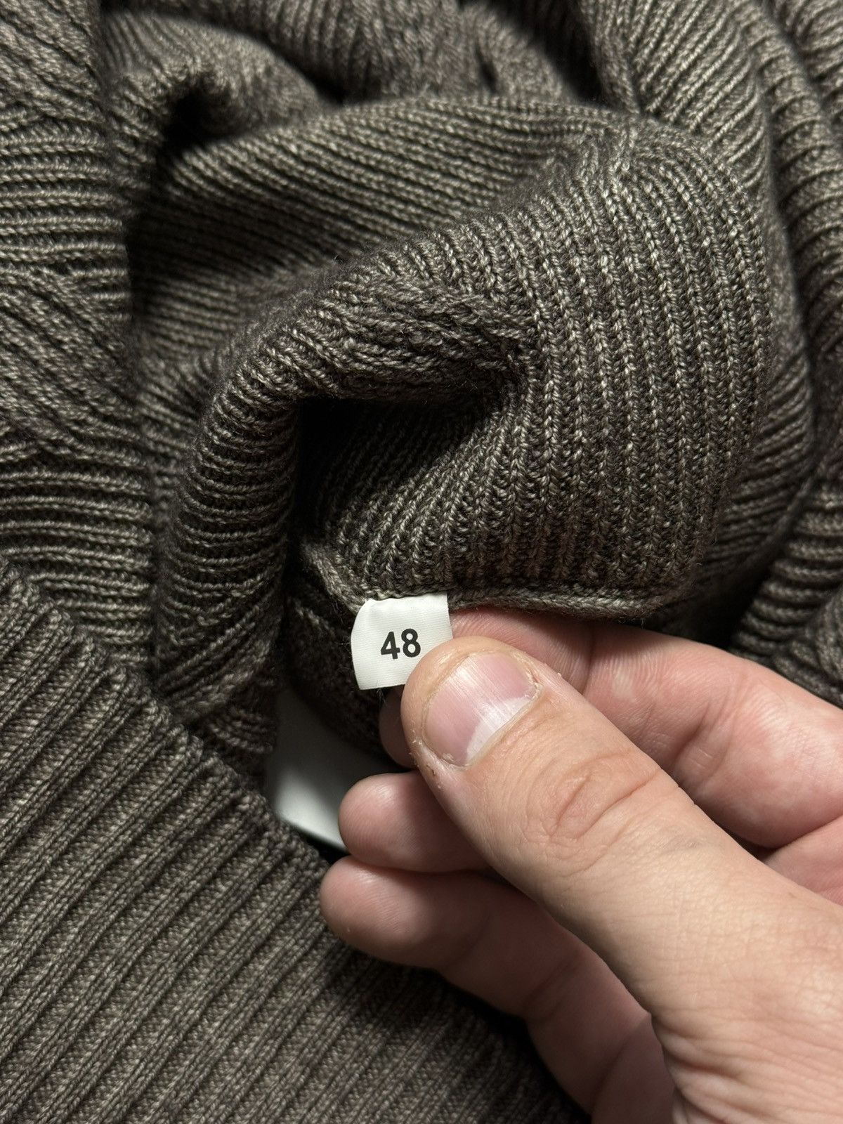 Gran Sasso Gran Sasso Italy Wool Turtleneck Sweater Brown Cable Knit Size US M / EU 48-50 / 2 - 12 Thumbnail