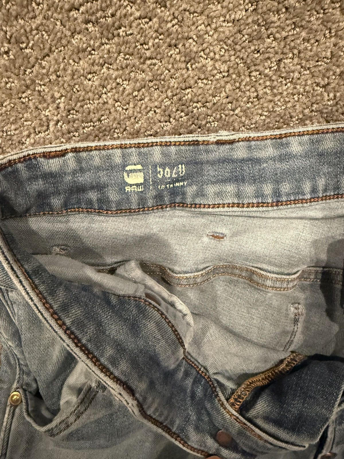 G-Star G-Star 5620 3D Skinny Jeans Size US 34 / EU 50 - 3 Thumbnail