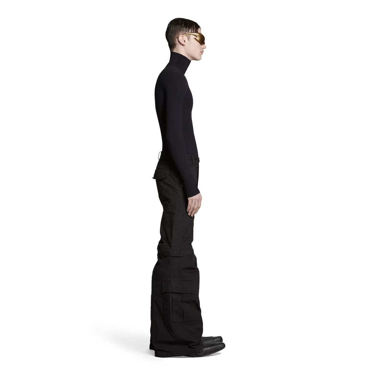 Balenciaga Balenciaga Winter 23 Runway Flared Cargo Pants Size US 30 / EU 46 - 9 Thumbnail