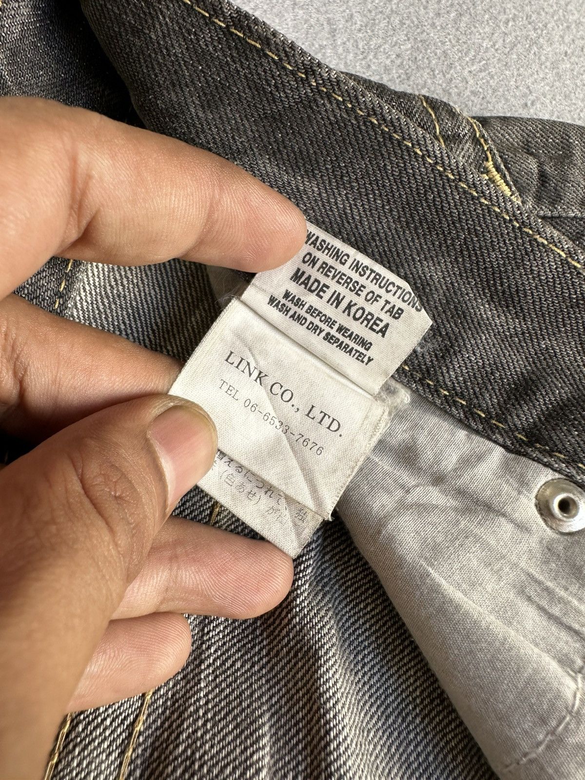 Japanese Brand FLARE Slim Ozz Pinball Distressed Denim Size US 30 / EU 46 - 18 Thumbnail