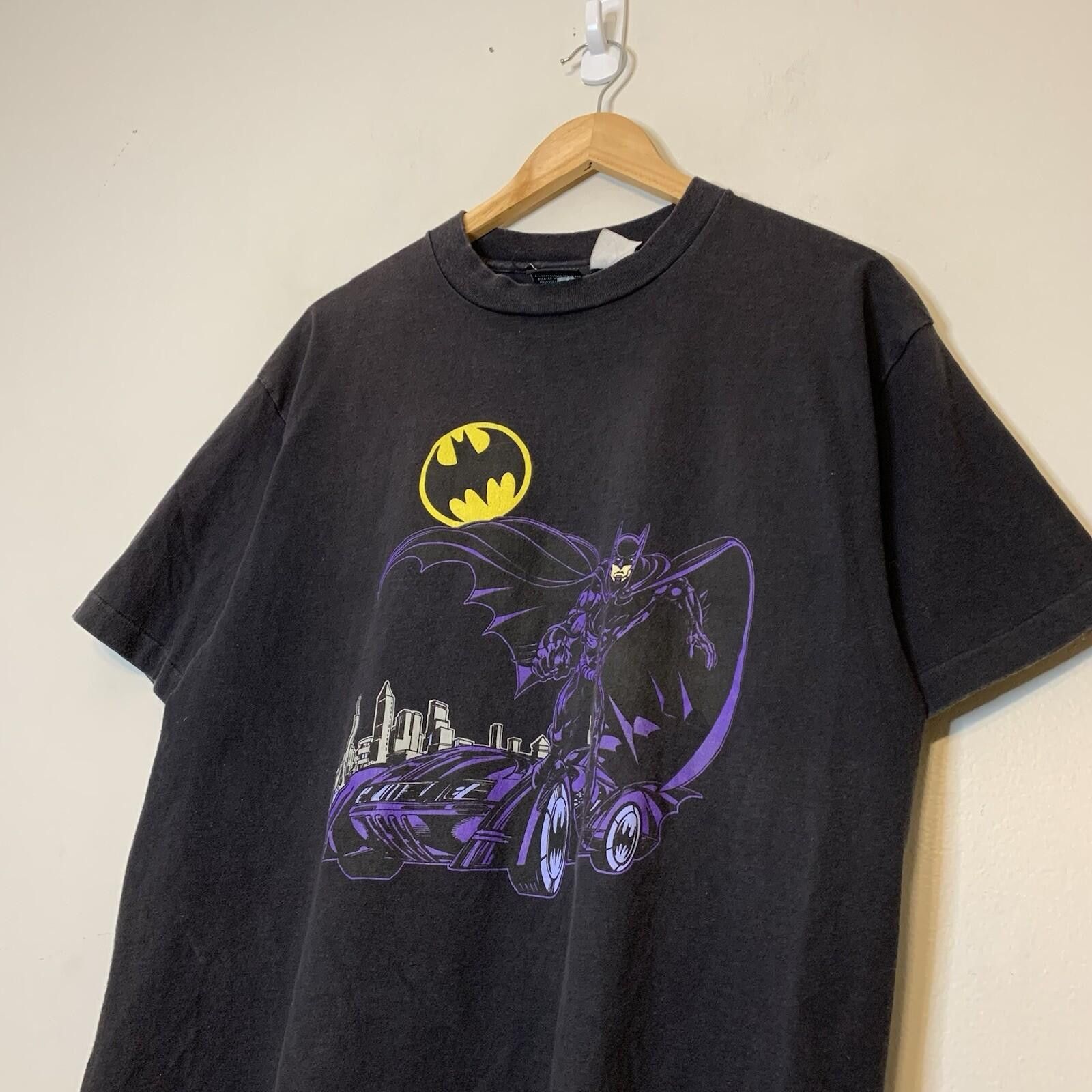 DC Vintage 90s Batman DC Comics Graphic Shirt Black Size XL Size US XL / EU 56 / 4 - 2 Thumbnail