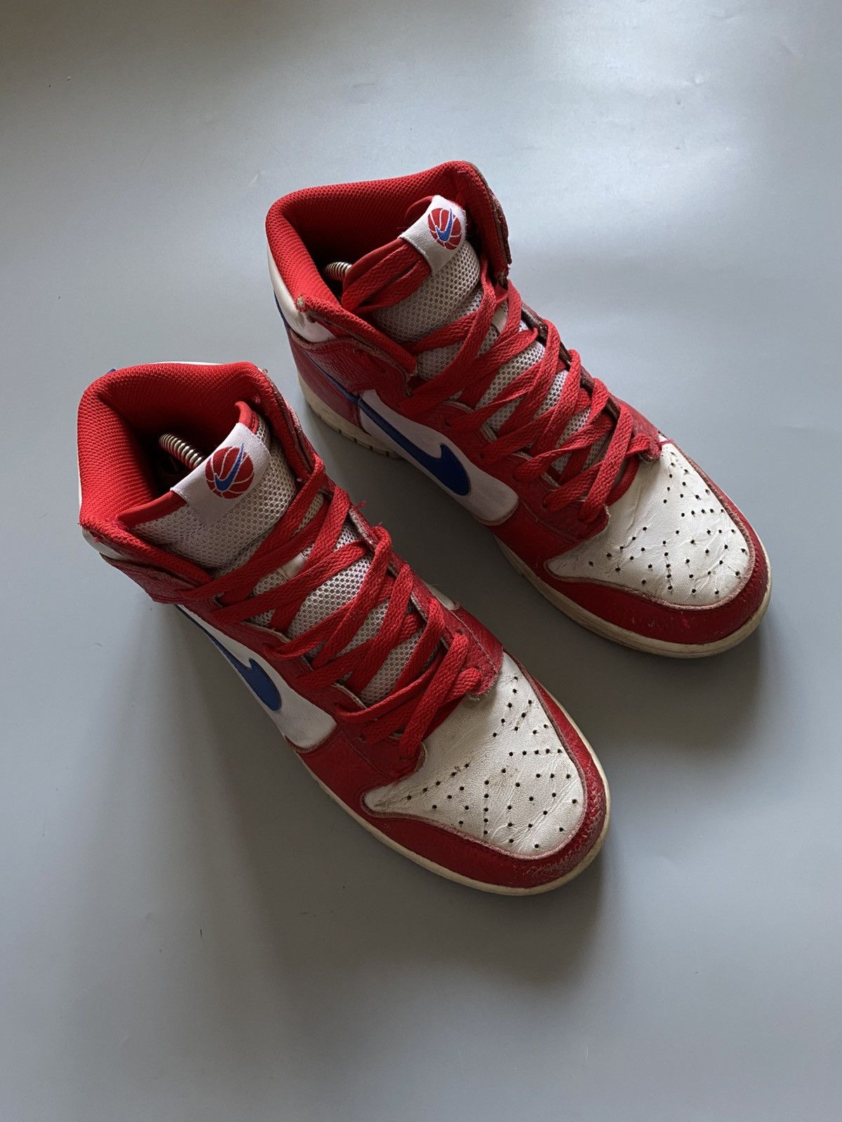 Nike Nike Dunk leather red sk8 vintage shoes Size US 7.5 / EU 40-41 - 3 Thumbnail