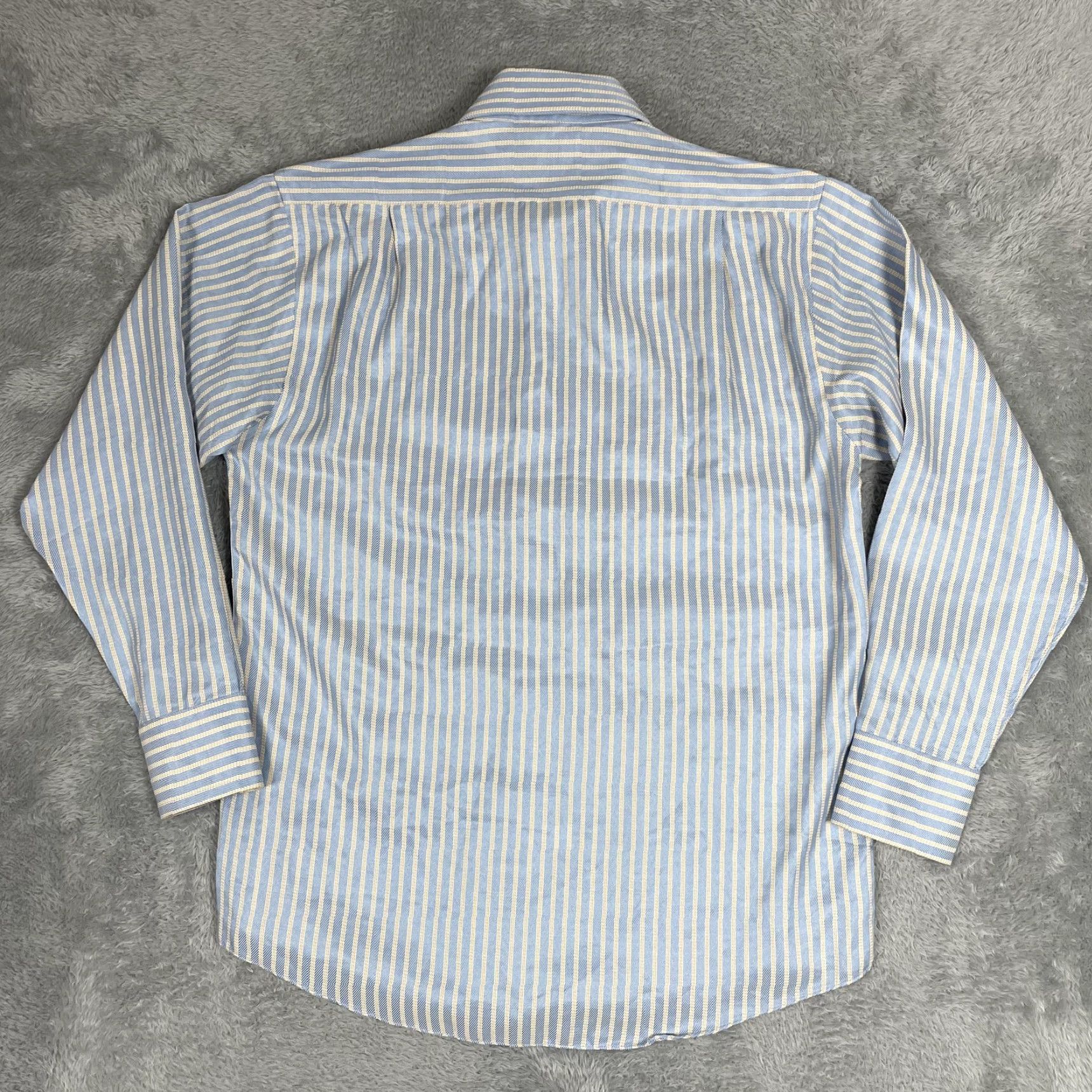 VINTAGE Paul Smith Dress Shirt Mens 17 Long Sleeve Cotton Blue