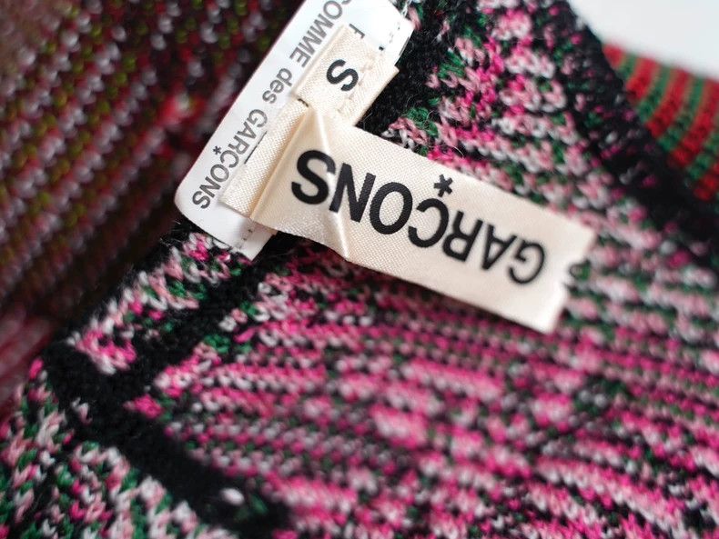 Comme des Garcons Comme Des Garcons Two-sided flower stitching sweater Size S / US 4 / IT 40 - 8 Thumbnail