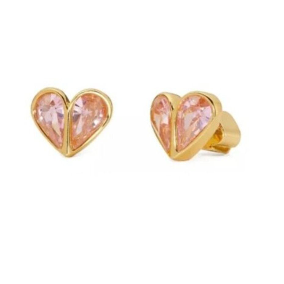 Kate Spade Kate Spade Cubic Zirconia Heart Earrings Size ONE SIZE - 2 Thumbnail