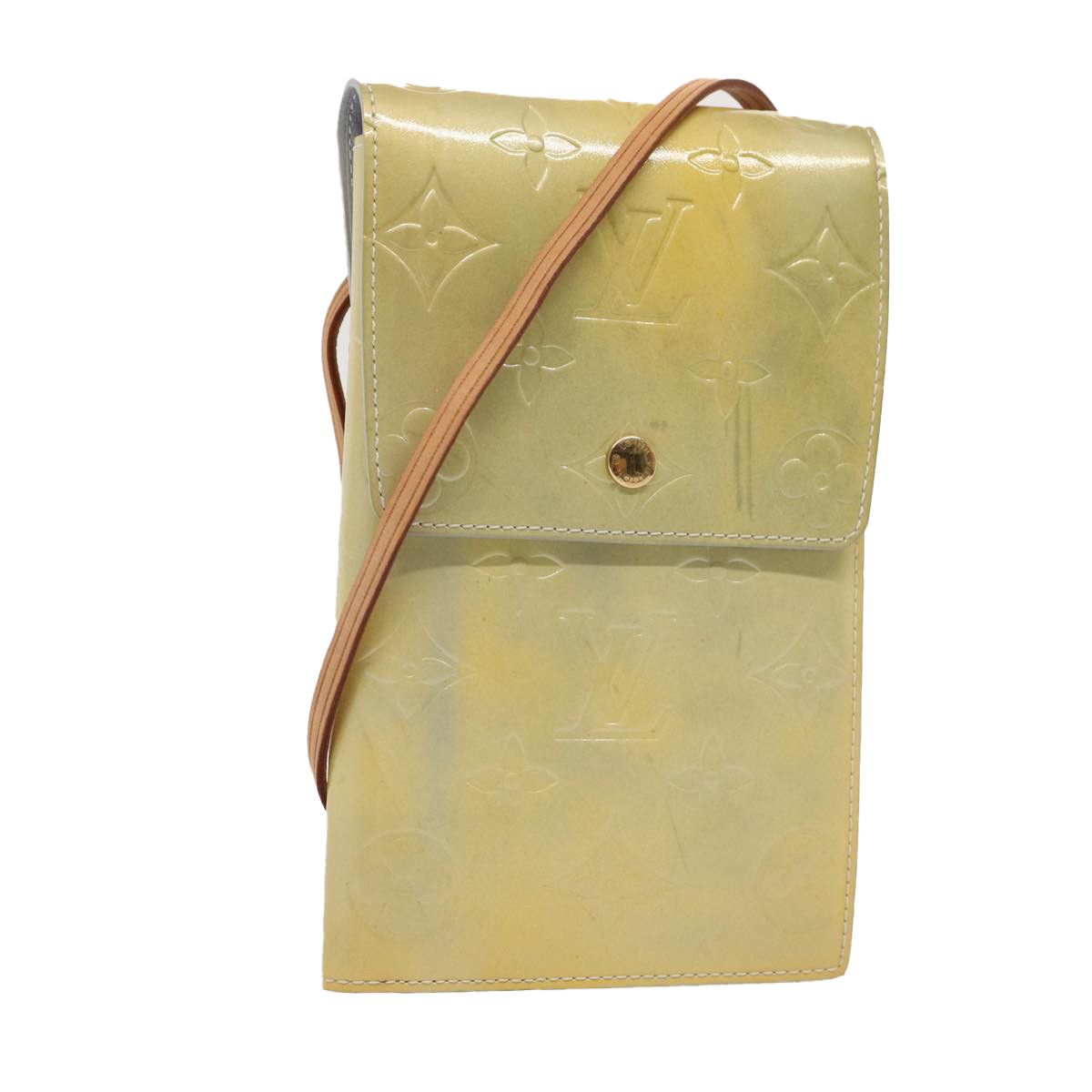Louis Vuitton Walker Yellow Patent Leather Wallet (Pre-Owned) Size ONE SIZE - 1 Thumbnail