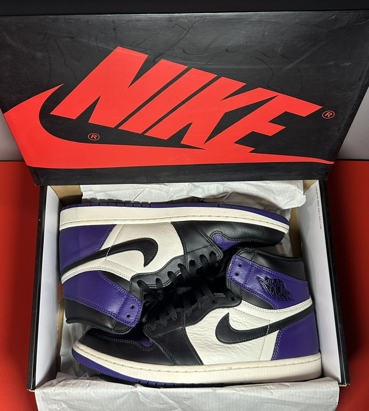 Jordan Brand Size 10.5 - Air Jordan 1 Retro OG High Court Purple Size US 10.5 / EU 43-44 - 9 Thumbnail
