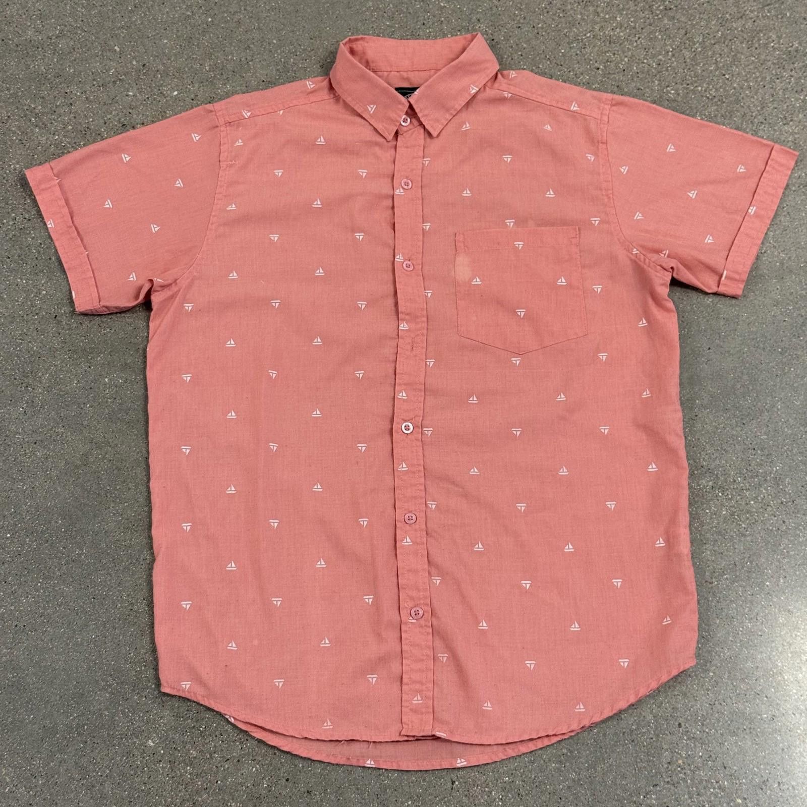 Designer Street Rules Shirt Mens M Short Sleeve Button Up Geometric Size US M / EU 48-50 / 2 - 1 Thumbnail