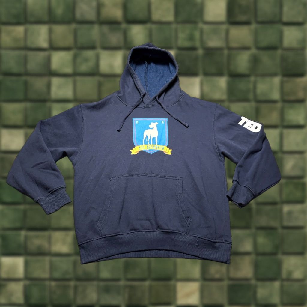 Tultex VINTAGE Ted Lasso Hoodie Men Large Blue Graphic Sweatshirt Pullover AFC Richmond Soccer Size US L / EU 52-54 / 3 - 1 Thumbnail