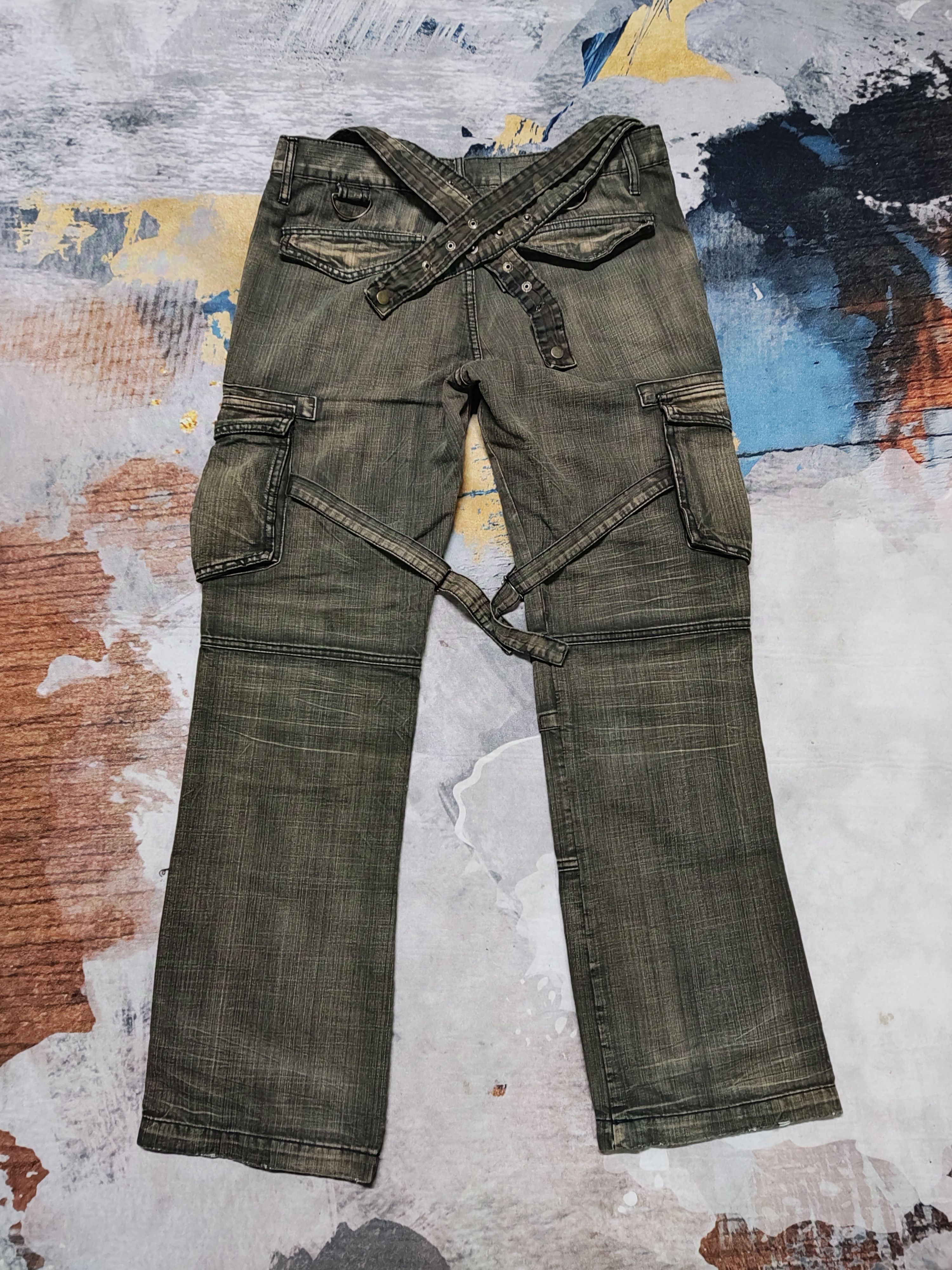 Designer × Hysteric Glamour × Seditionaries Bondage Jeans Very Rare Multipocket Size US 36 / EU 52 - 6 Thumbnail