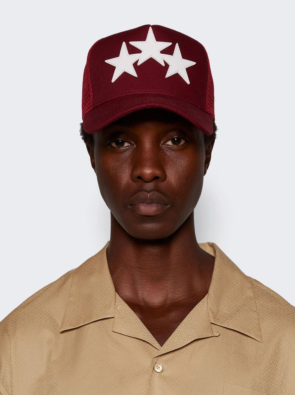 Amiri o1orln1125 Size: OS / 3 Star Cotton Trucker Hat / Cap Size ONE SIZE - 4 Thumbnail